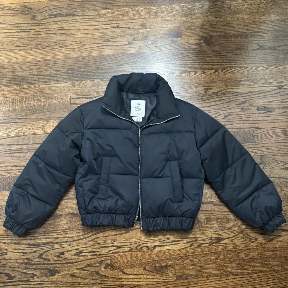 Abercrombie & Fitch Black Puffer Jacket